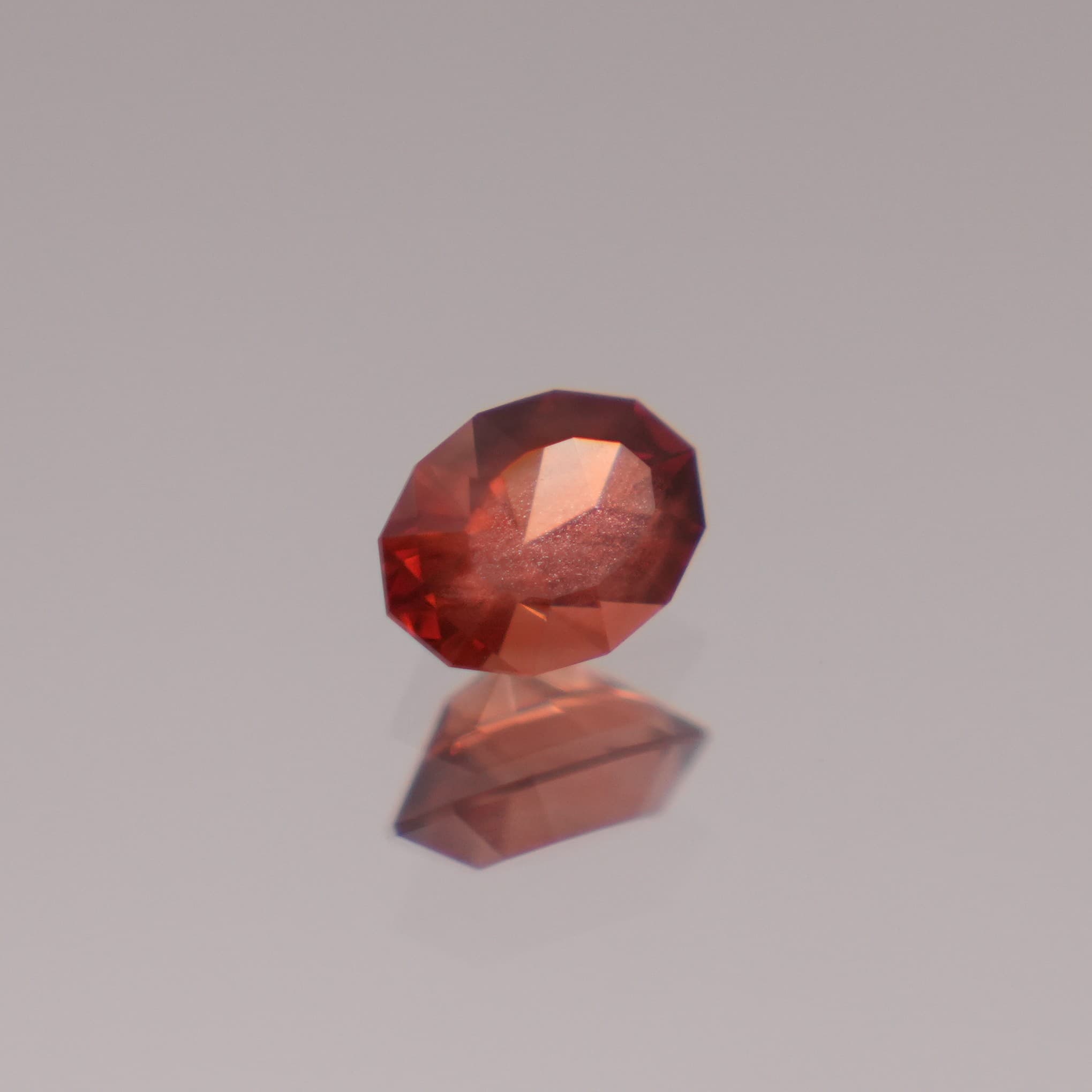 Crimson Ember Sunstone